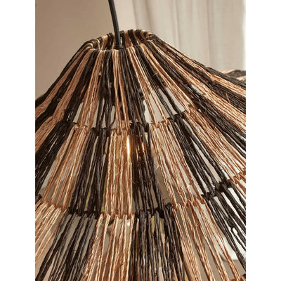 Hanglamp Cuzco - Zwart/Naturel - 65x65x20cm by GOOD&MOJO