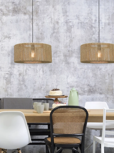 Hanglamp Iguazu - Jute - Recht - Ø50cm by GOOD&MOJO