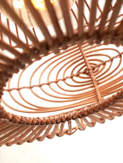 Vloerlamp Madeira - Bamboe/Rotan - 74x48x176cm by GOOD&MOJO
