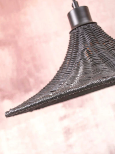 Hanglamp Borabora - Rotan Zwart - Ø40cm by GOOD&MOJO