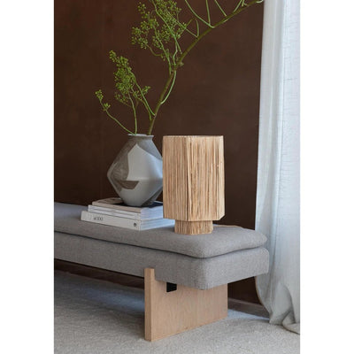 Tafellamp Panama - Natuurlijk - 36x24x36cm by GOOD&MOJO