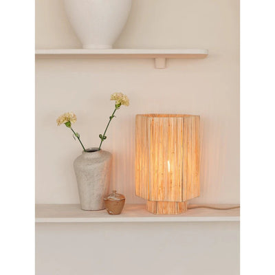 Tafellamp Panama - Natuurlijk - 36x24x36cm by GOOD&MOJO