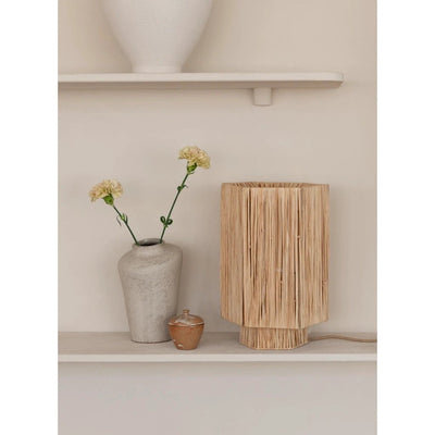 Tafellamp Panama - Natuurlijk - 36x24x36cm by GOOD&MOJO