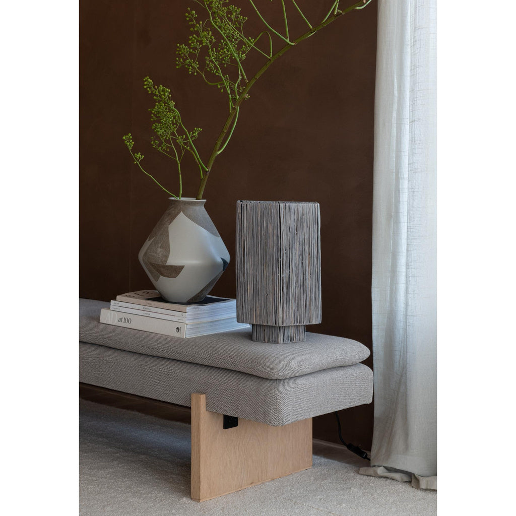 Tafellamp Panama - Lichtgrijs - 36x24x36cm - depauwwonen