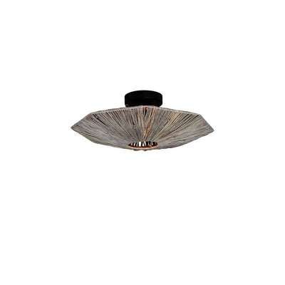 Plafondlamp Panama - Donkergrijs - 45x45x5cm by GOOD&MOJO