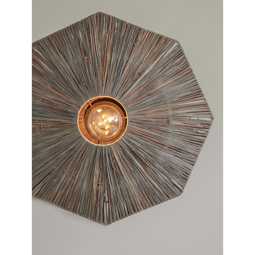 Plafondlamp Panama - Donkergrijs - 45x45x5cm - depauwwonen