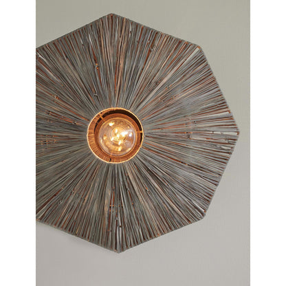 Plafondlamp Panama - Donkergrijs - 45x45x5cm - depauwwonen