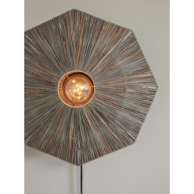 Wandlamp Panama - Donker grijs - 45x7x45cm by GOOD&MOJO