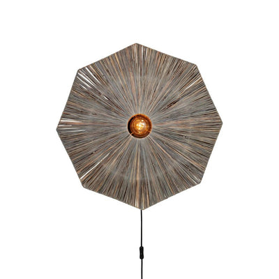 Wandlamp Panama - Donker grijs - 65x7x65cm by GOOD&MOJO