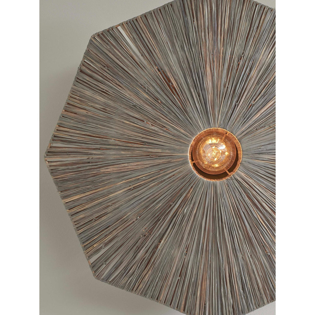 Wandlamp Panama - Donker grijs - 65x7x65cm - depauwwonen