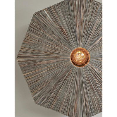 Wandlamp Panama - Donker grijs - 65x7x65cm by GOOD&MOJO