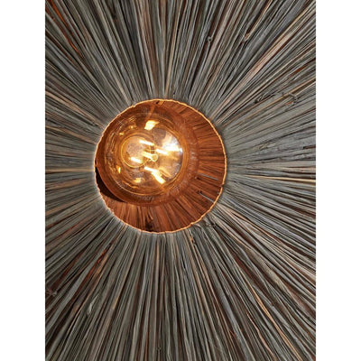 Wandlamp Panama - Donker grijs - 65x7x65cm by GOOD&MOJO