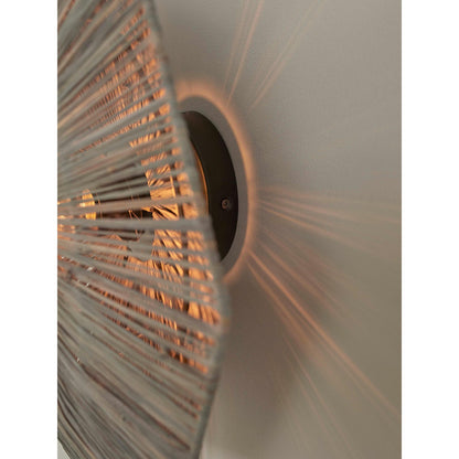 Wandlamp Panama - Donker grijs - 65x7x65cm - depauwwonen