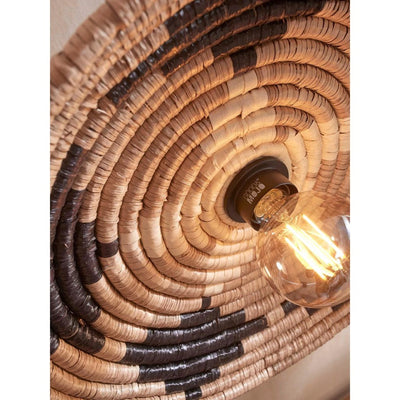 Plafonniere Andros - Naturel/Zwart - Ø45cm by GOOD&MOJO