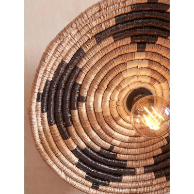 Wandlamp Andros - Naturel/Zwart - Ø45cm by GOOD&MOJO