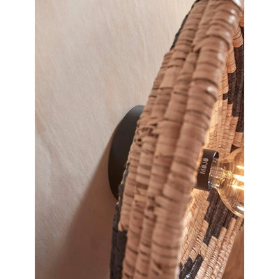 Wandlamp Andros - Naturel/Zwart - Ø45cm by GOOD&MOJO