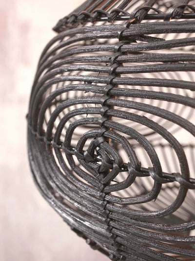 Plafondlamp Madeira Rotan zwart by GOOD&MOJO