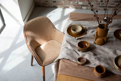 Eetkamerstoel Taylor Beige by Dutchbone