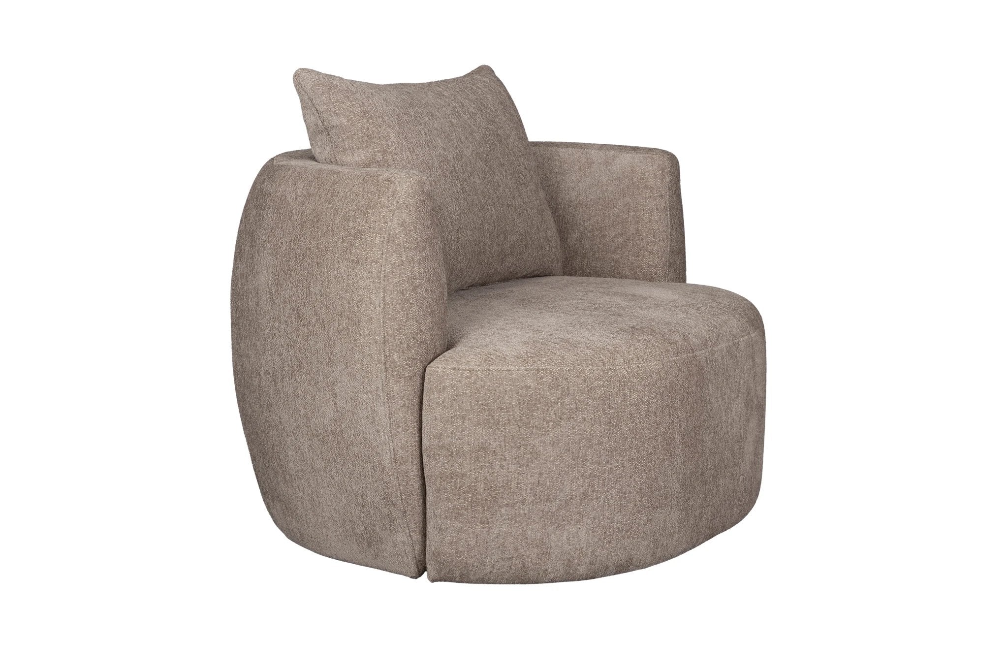 Fauteuil Rocca Cappuccino by Dutchbone