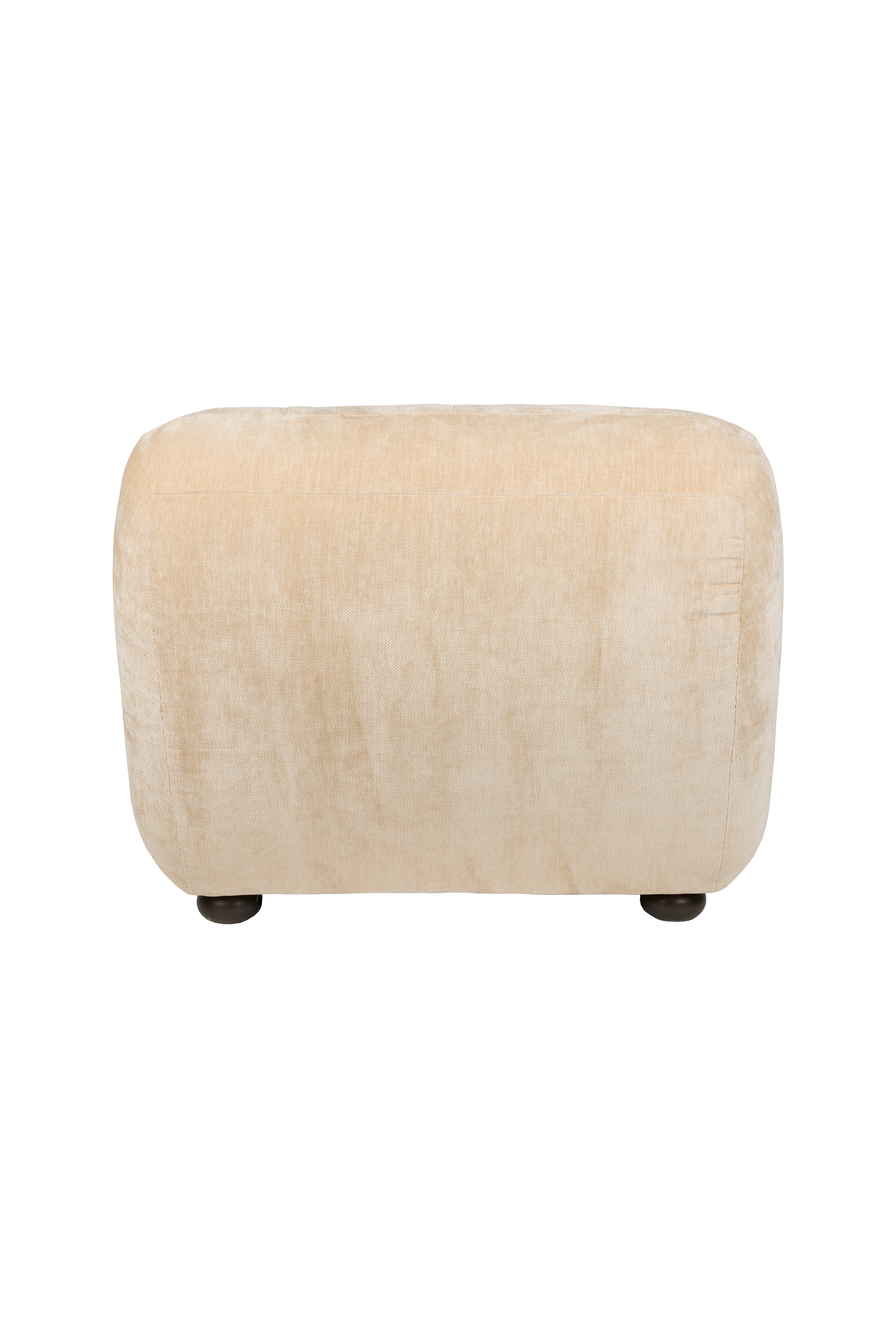 Lounge Chair Wyatt Velours Beige