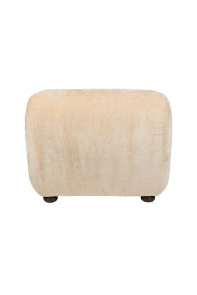 Fauteuil Wyatt Velours Beige by Dutchbone