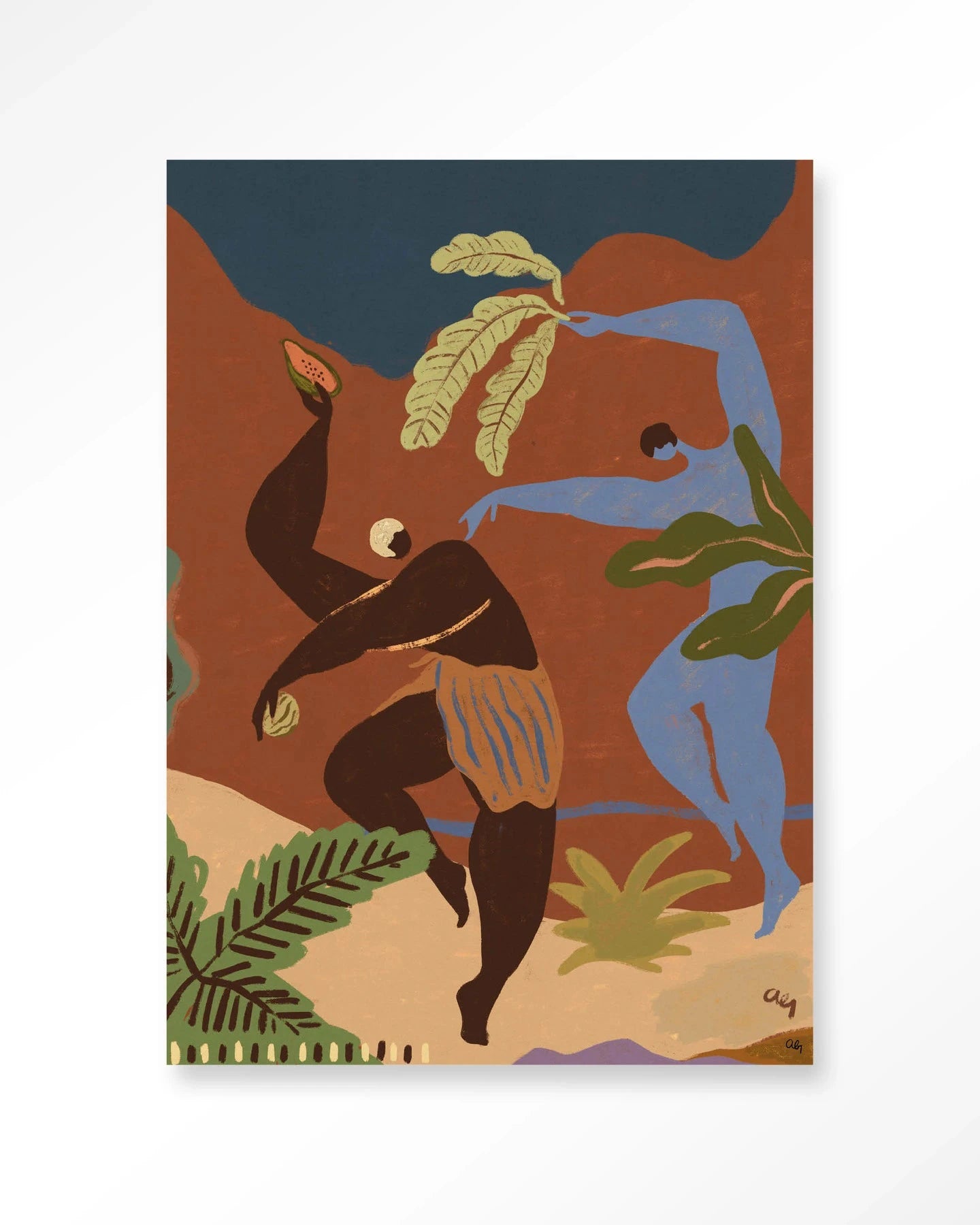Wild Rhythm - Moderne Wanddecoratie | Artprint, Glass Art, Wandkleed by Urban Cotton