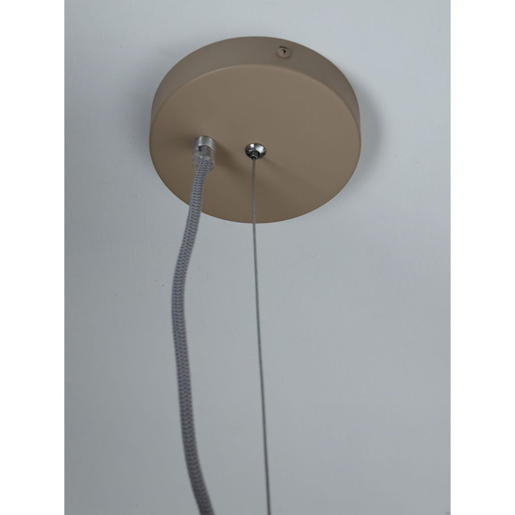 Hanglamp glas Verona geribbeld, amber - depauwwonen