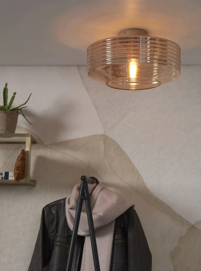 Plafondlamp glas Verona - amber by it's about RoMi