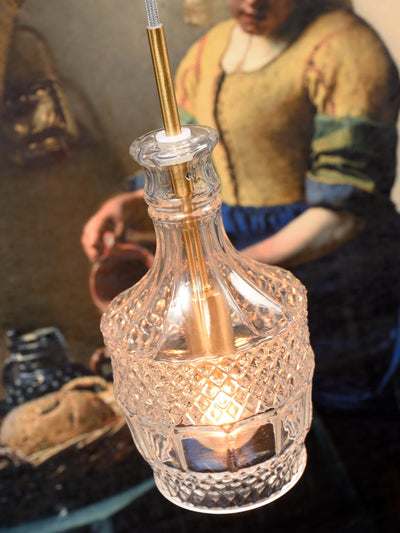 Pendellamp Brussel - Goud/Glas - Ø13cm by it's about RoMi