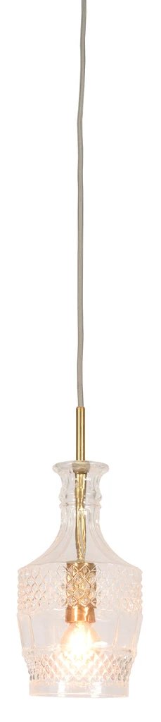 Pendellamp Brussel - Goud/Glas - Ø13cm by it's about RoMi