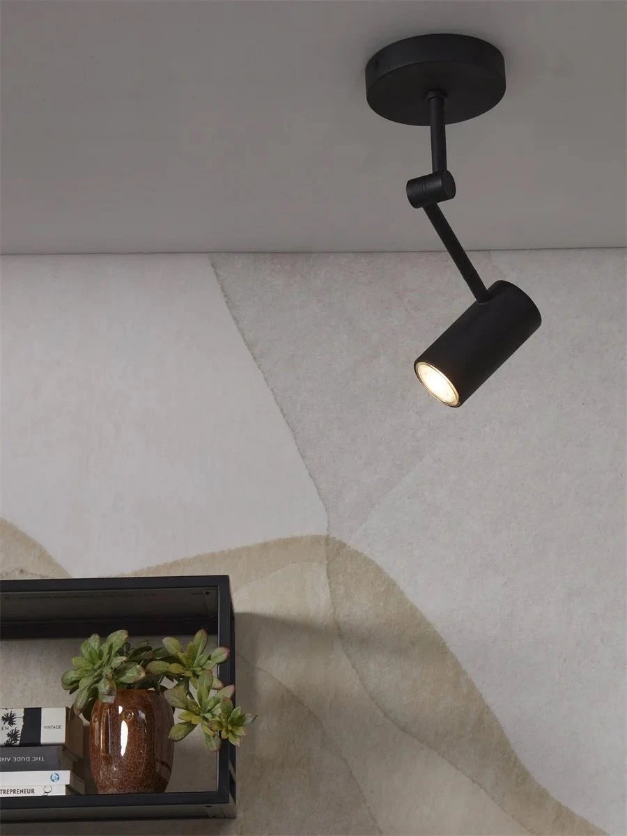 Plafondlamp Montreux - Zwart - 11x6x28cm by it's about RoMi