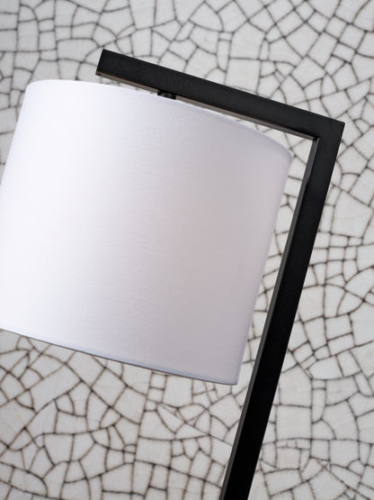 Tafellamp Boston - Zwart/Wit - 18x18x44cm - depauwwonen