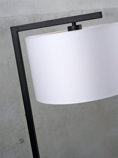 Vloerlamp Boston - Zwart/Wit - 30x32x160cm by it's about RoMi