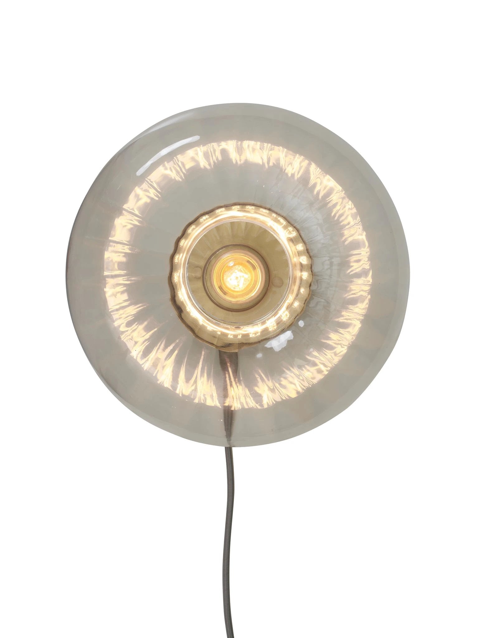 Gouden glazen wandlamp Brussel van it's about RoMi, diameter 27 cm, moderne verlichting voor interieur.
