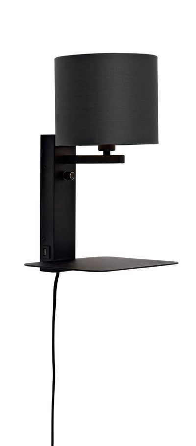 Wandlamp Florence - Zwart/Zwart - 24x22x42cm by it's about RoMi