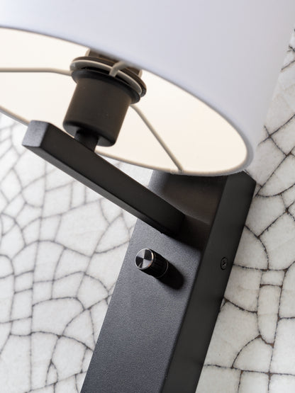 Wandlamp Florence - Zwart/Zwart - 24x22x42cm - depauwwonen