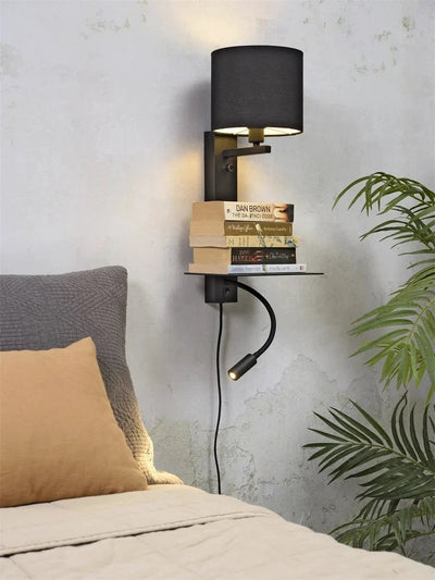 Wandlamp Florence - Zwart/Zwart - 24x22x52cm by it's about RoMi