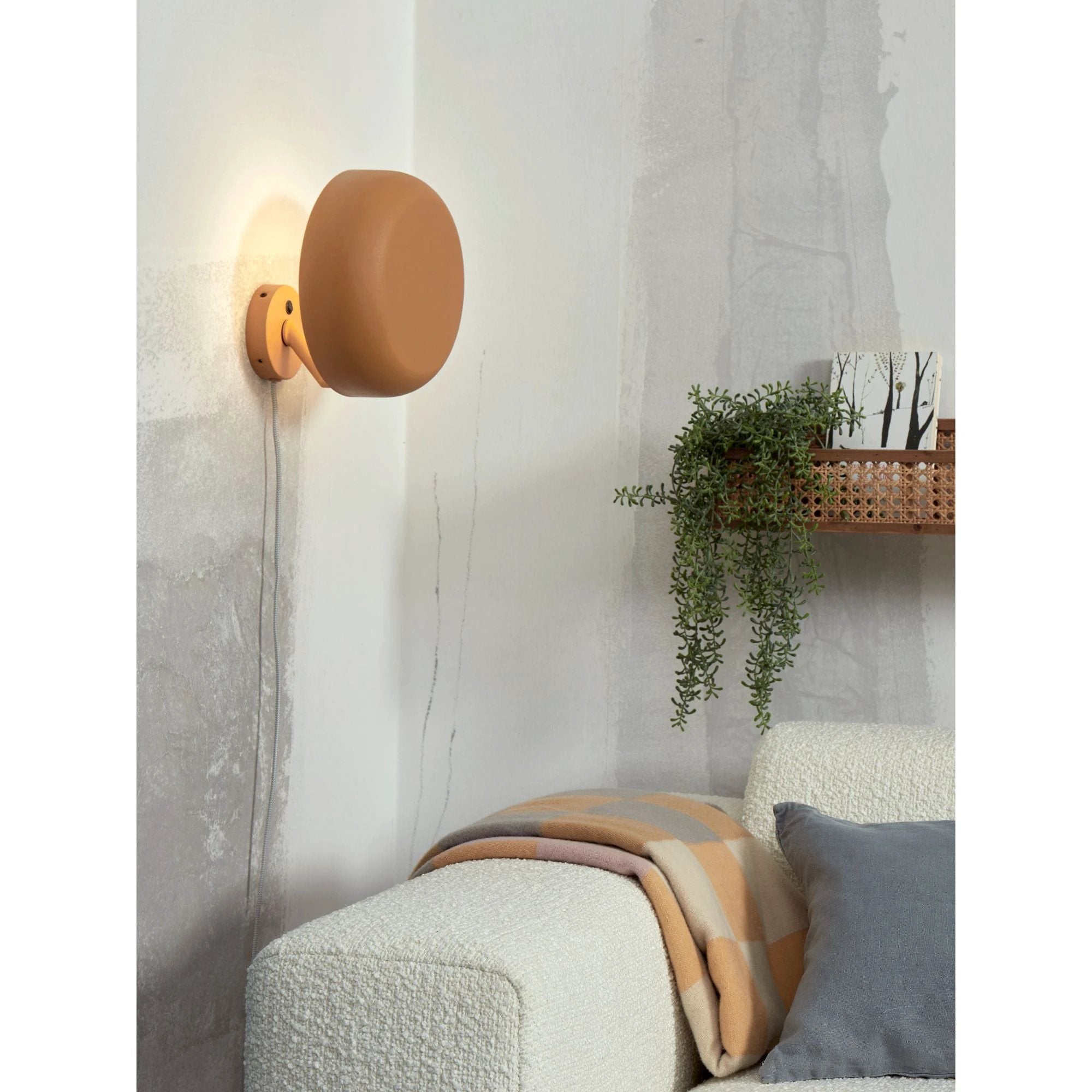 Wandlamp Porto - Oranje - Ø25cm by it's about RoMi