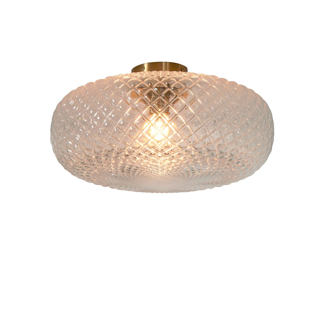 Plafondlamp Venice rond 44cm, transparant - depauwwonen