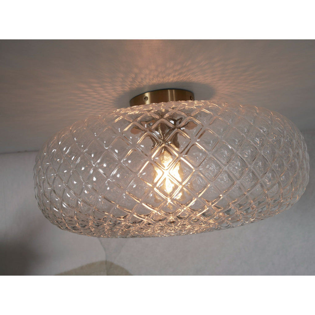Plafondlamp Venice rond 44cm, transparant - depauwwonen