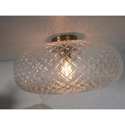 Plafondlamp Venice rond 44cm, transparant - depauwwonen