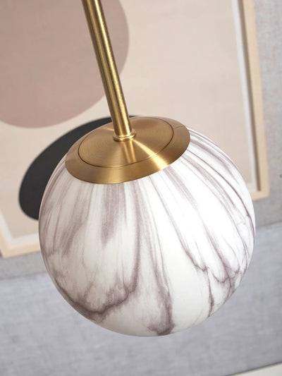 Hanglamp glas/ijzer Carrara globe Ø22 - M by it's about RoMi
