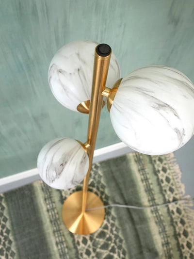 Vloerlamp glas/ijzer Carrara 3-bol by it's about RoMi