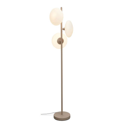 Vloerlamp Sapporo 3 schijf wit/zand by it's about RoMi