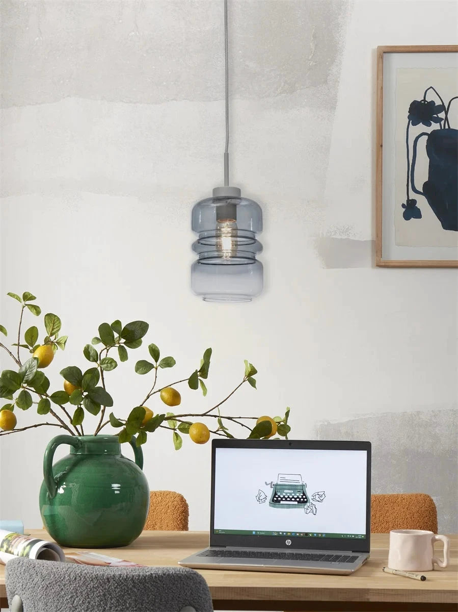 Pendellamp Verona - Grijs - 15x15x30cm by it's about RoMi