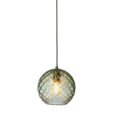 Hanglamp glazen Venice bol - groen by it's about RoMi
