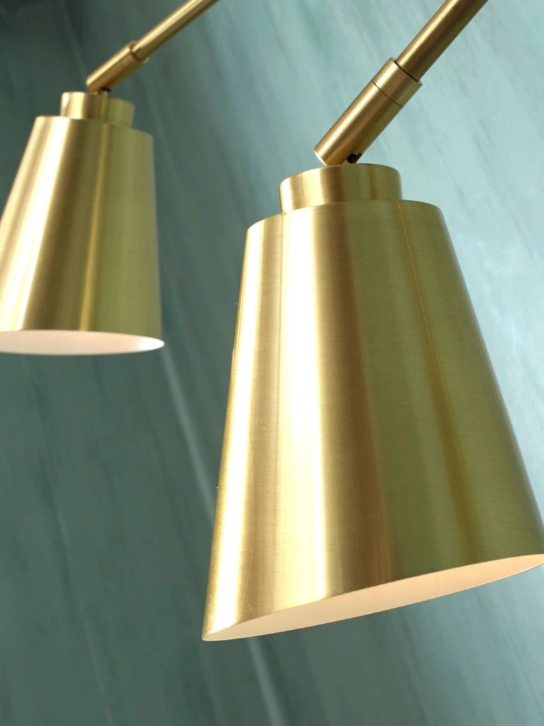 Wandlamp Bremen - Goud - 130x60x49cm - 2L by it's about RoMi