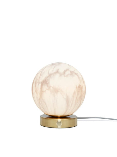 Tafellamp Carrara - Wit/Goud - Ø16cm by it's about RoMi