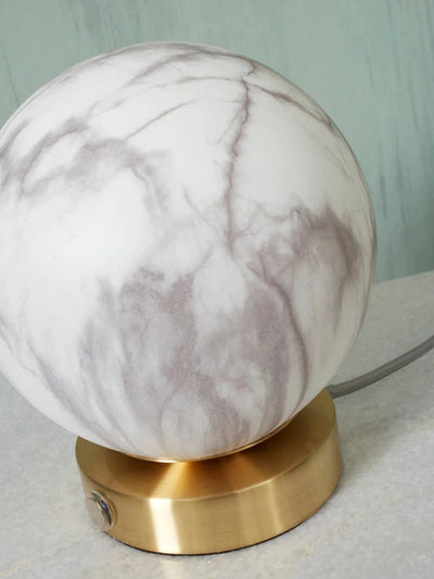 Tafellamp Carrara - Wit/Goud - Ø16cm by it's about RoMi