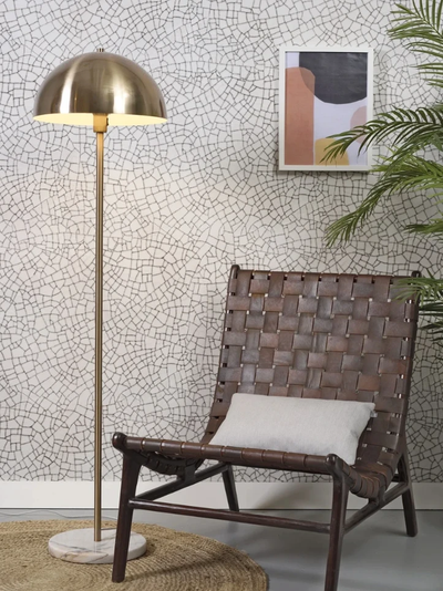 Vloerlamp Toulouse - Goud/Marmer - Ø40cm by it's about RoMi